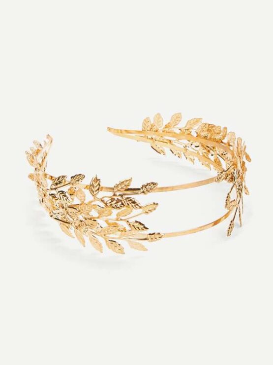 Fantastic  Metal Leaf Headband - Image 2