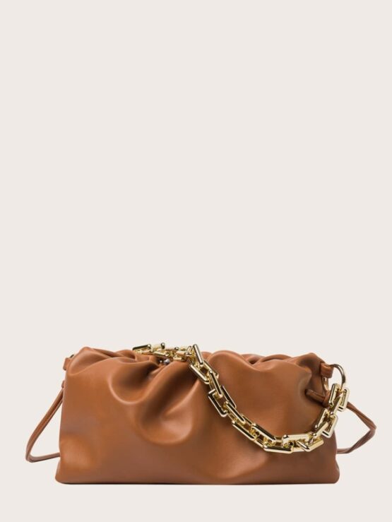 Fantastic  Hot Chain Ruched Bag - Image 7