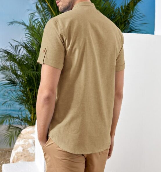 Fantastic  Men Roll Up Sleeve Shirt - Image 9