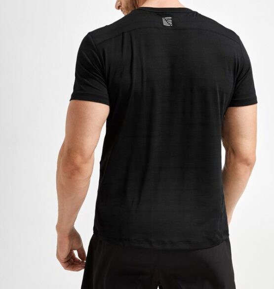 Men Striped & Camo Print Sports Tee - Image 3
