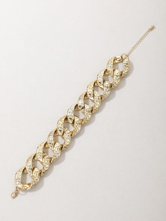 Fantastic  Hot Textured Chain Anklet - Image 2