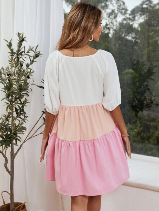 Fantastic  Cut And Sew Smock Dress - Image 2