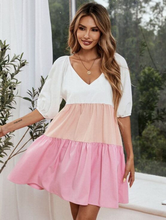 Fantastic  Cut And Sew Smock Dress