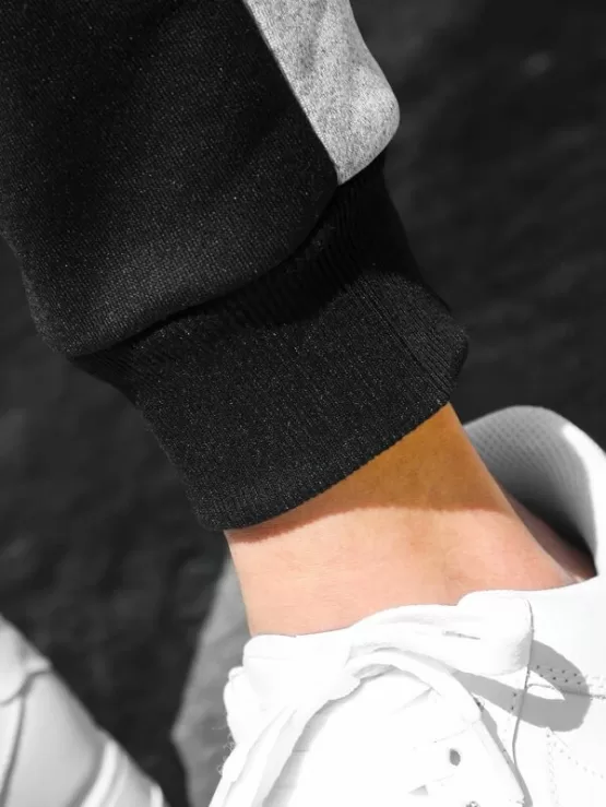 Men Cut And Sew Letter Graphic Sweatpants - Image 3