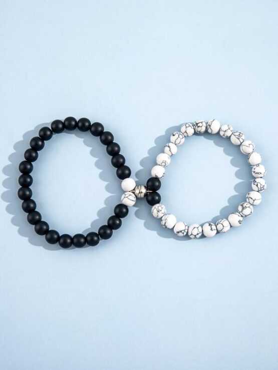 Fantastic  Two pieces Beaded Bracelet - Image 2