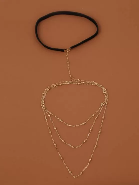 Fantastic Multicolor Layered Thigh Chain - Image 3