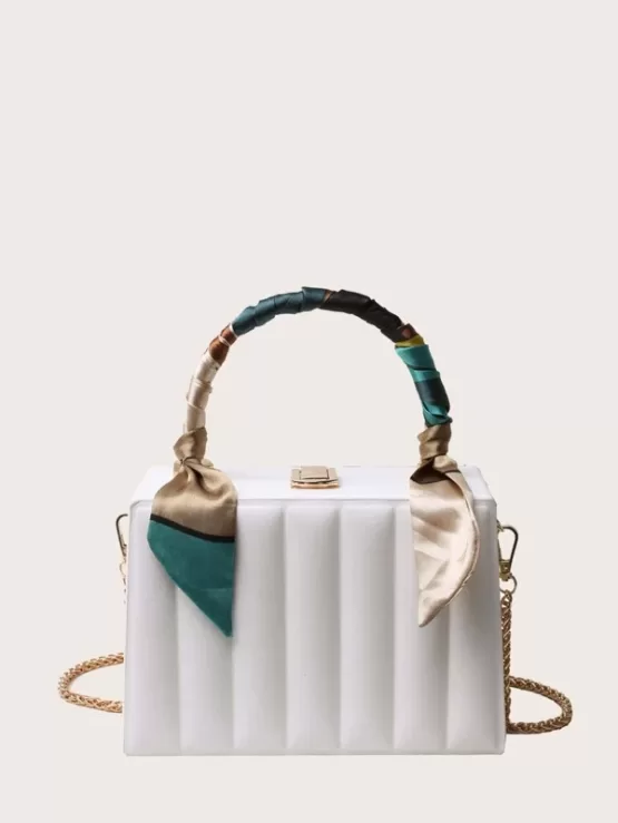 Fantastic  Twilly Scarf Decor Box Bag - Image 3