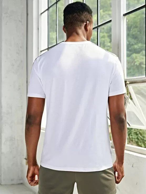 Men Graphic Print Camo Side Seam Top - Image 2