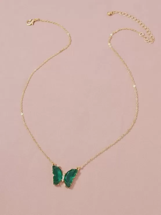 Fantastic  Butterfly Charm Style Necklace - Image 2