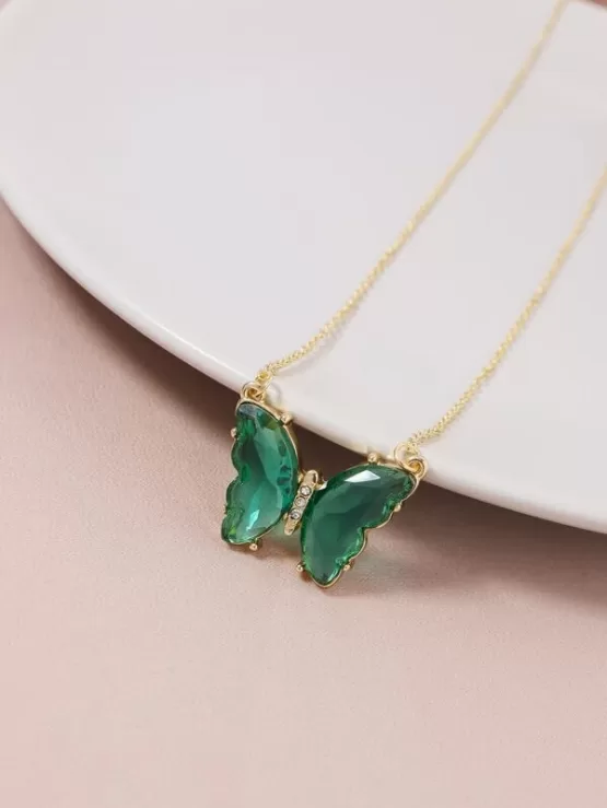 Fantastic  Butterfly Charm Style Necklace - Image 3