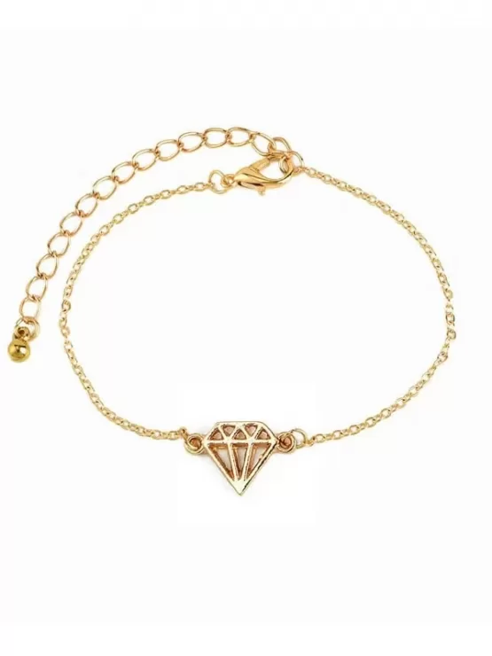 Twist & Leaf Design Bracelet Set 4pcs - Image 2