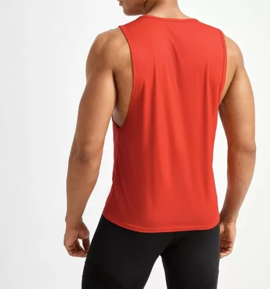 Men Letter Graphic Sleevless Sports Tank Top - Image 2