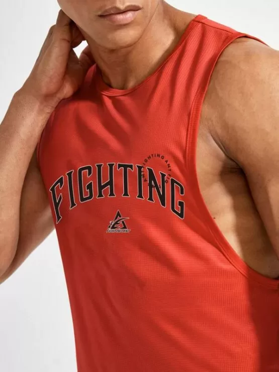Men Letter Graphic Sleevless Sports Tank Top - Image 3