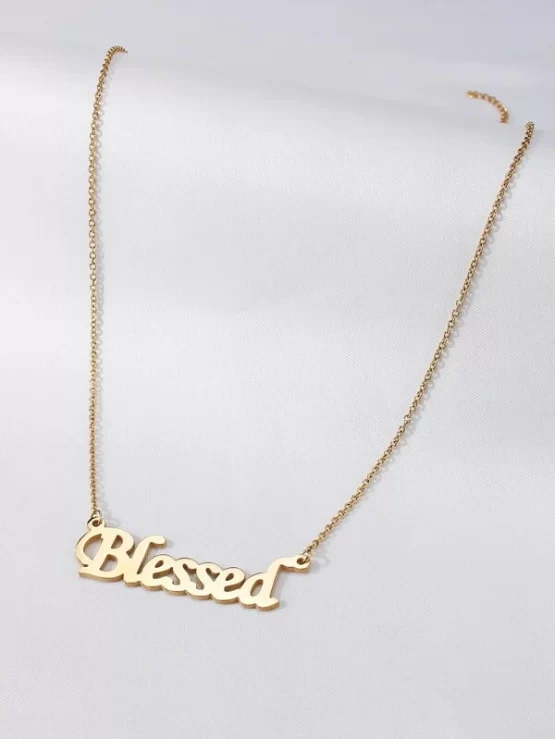 Fantastic Letter Pendant Style Necklace - Image 2