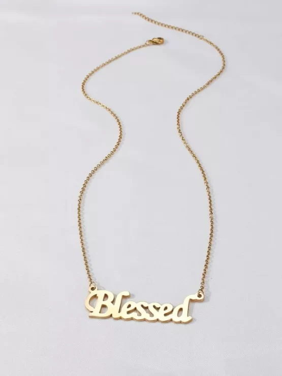 Fantastic Letter Pendant Style Necklace