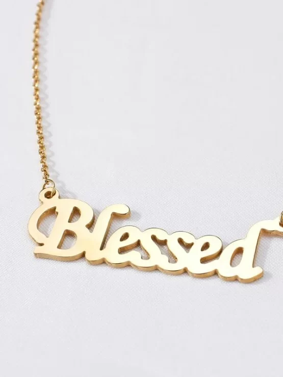 Fantastic Letter Pendant Style Necklace - Image 3