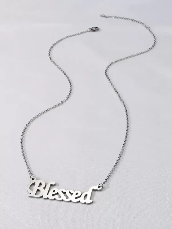 Fantastic Letter Pendant Style Necklace - Image 6