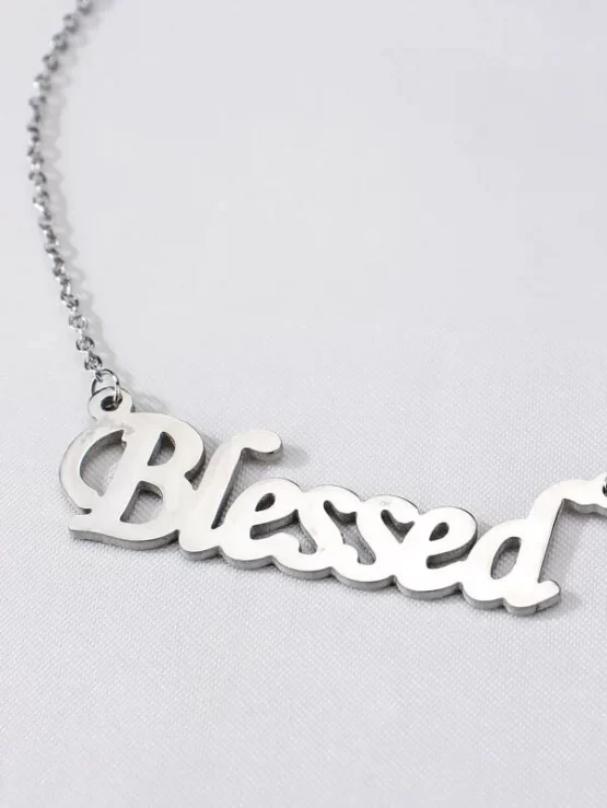 Fantastic Letter Pendant Style Necklace - Image 4