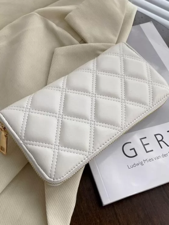 EMERY ROSE Zipper Around Quilted Long Wallet - Image 2