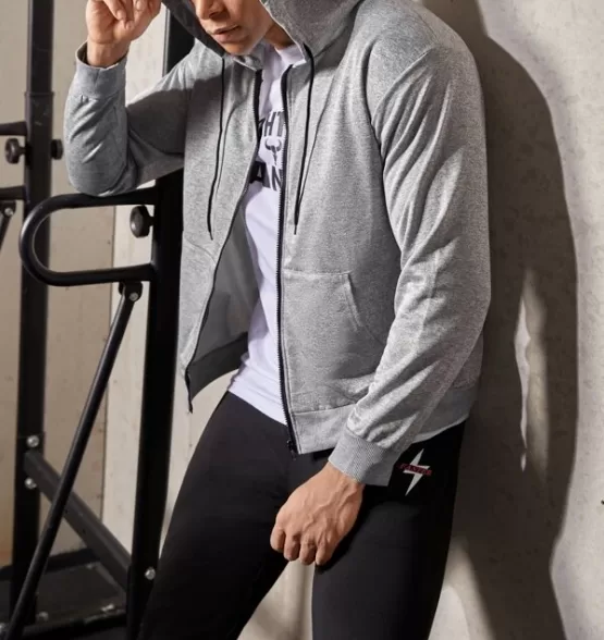 Men Cotton Letter Graphic Sports Hoodie - Image 3