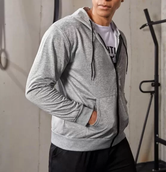 Men Cotton Letter Graphic Sports Hoodie - Image 2