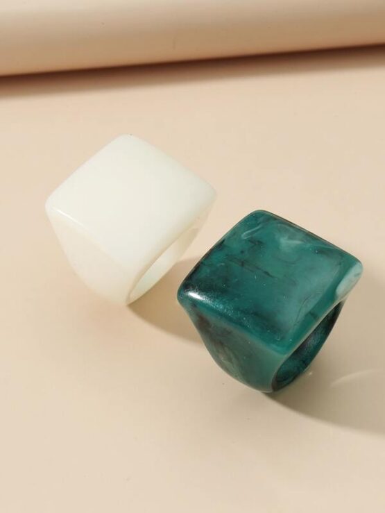 Fantastic Two pieces Geo Design Ring - Image 3