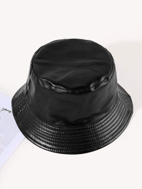 Fantastic  PU Reversible Bucket Hat - Image 3