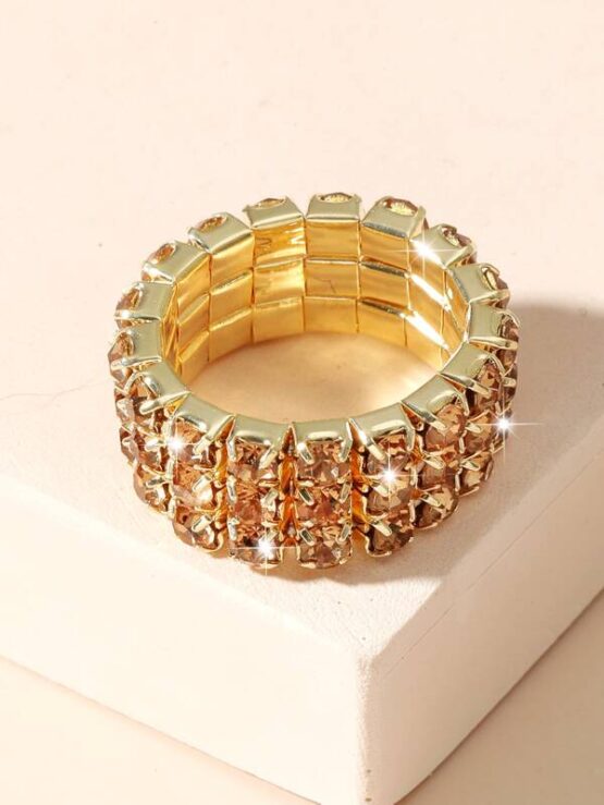 Rhinestone Glamorous Decor Ring - Image 2