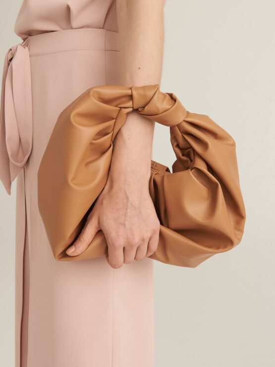 MOTF PREMIUM GATHER PU LEATHER BAG