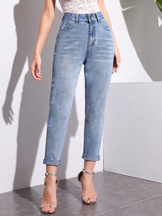 High Waisted Cat Whisker Jeans - Image 4