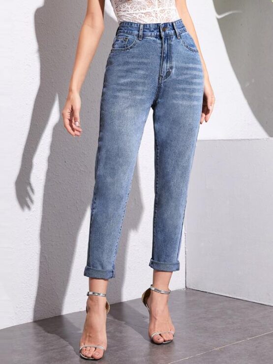 High Waisted Cat Whisker Jeans - Image 7