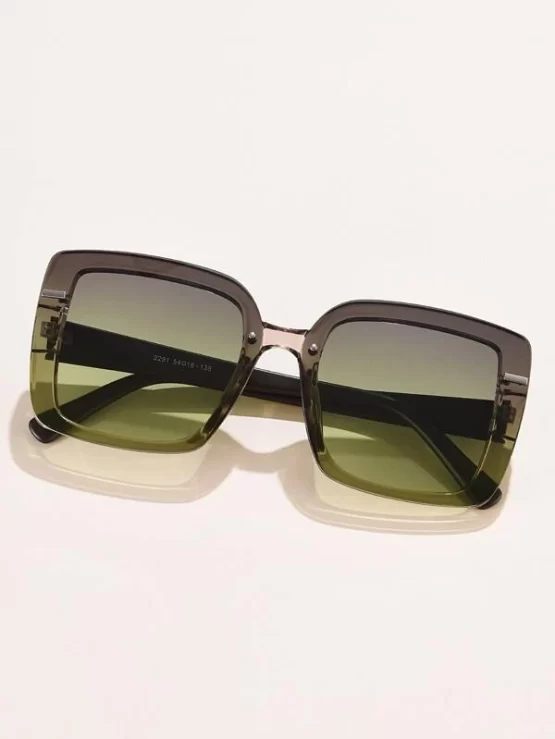 Square Frame Polarized Sunglasses - Image 3