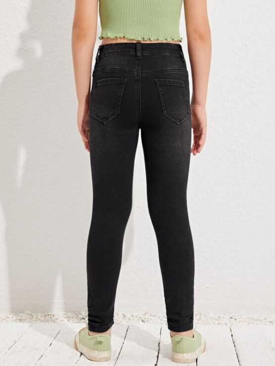 Girls Fantastic Ripped Skinny Jeans - Image 3
