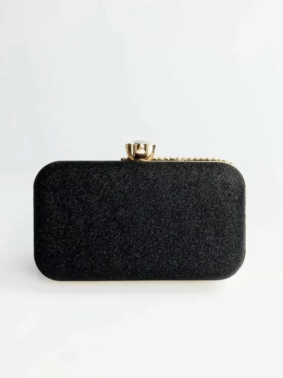 Glitter Diamond Box Decor Clutch Bag - Image 8