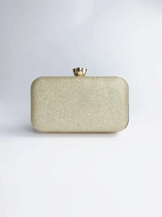 Glitter Diamond Box Decor Clutch Bag - Image 5