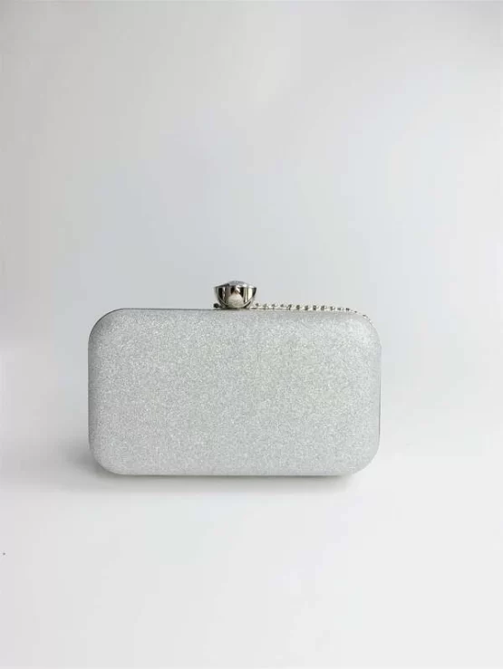 Glitter Diamond Box Decor Clutch Bag - Image 2