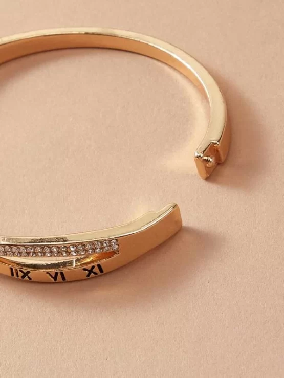 One piece Gold Rhinestone Decor Bracelet - Image 3