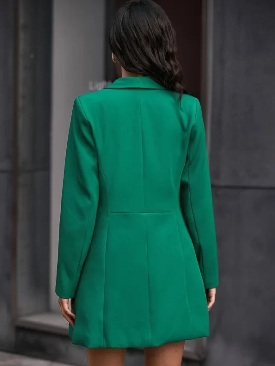Shawl Collar Elegant Double Breasted Blazer - Image 2