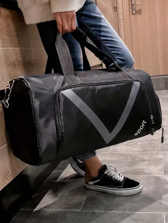 Letter Double Handle Graphic Training Bag - Image 3