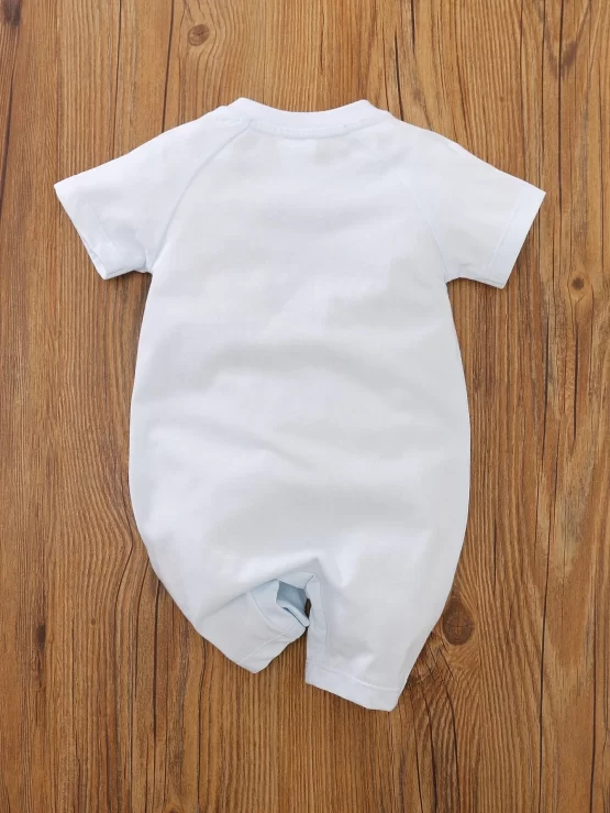 Yierying Baby Unisex Elephant Print Romper - Image 3