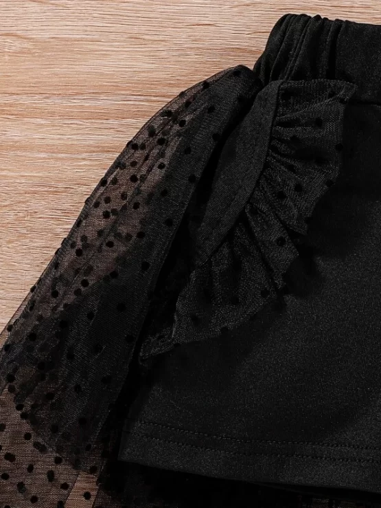 Baby Crop Cami Top & Contrast Dobby Mesh Shorts - Image 2