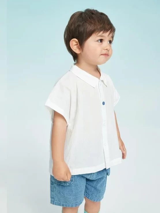 Toddler Boys Cartoon Graphic Dolman Sleeve Shirt - Image 3