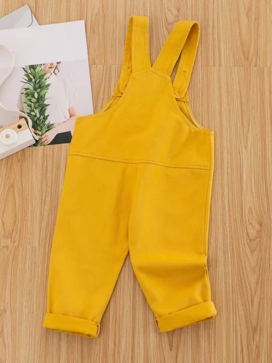 Toddler Boys Flap Jumpsuit Pocket Overall - Image 3