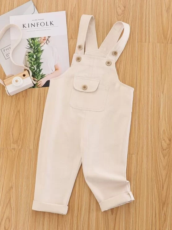Toddler Boys Flap Jumpsuit Pocket Overall - Image 7
