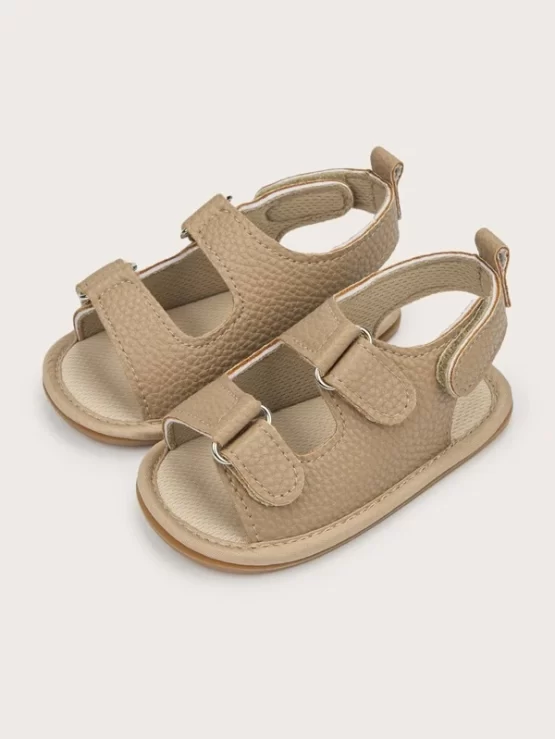 Boys Minimalist Hook-and-loop Fastener Strap Sandals - Image 3