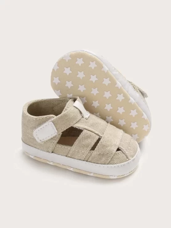 Baby Boy Minimalist Hook-and-loop Fastener Strap Sandals - Image 5