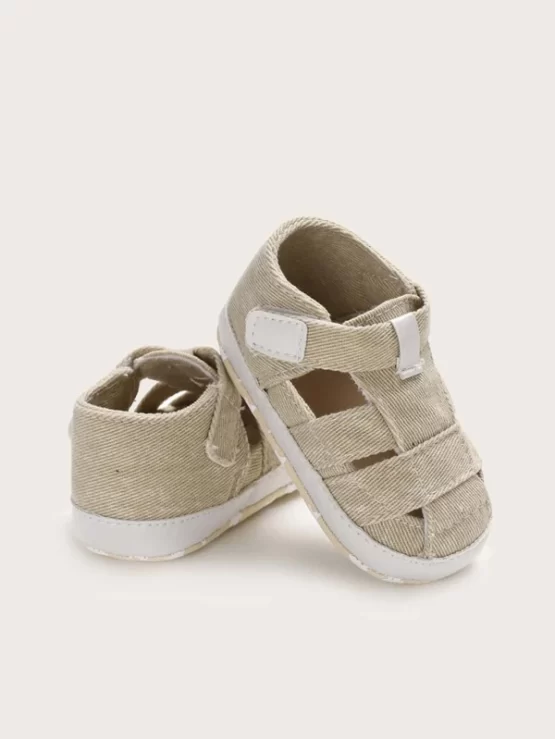 Baby Boy Minimalist Hook-and-loop Fastener Strap Sandals - Image 6
