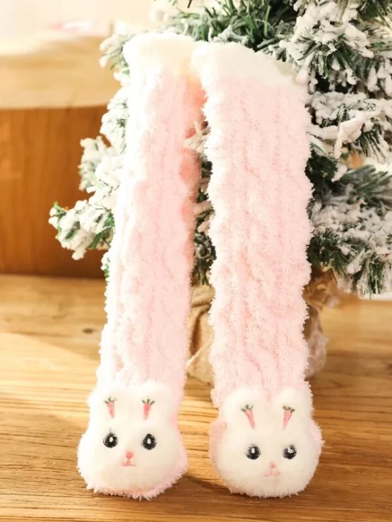 Baby Rabbit Decor Over The Knee Socks - Image 3