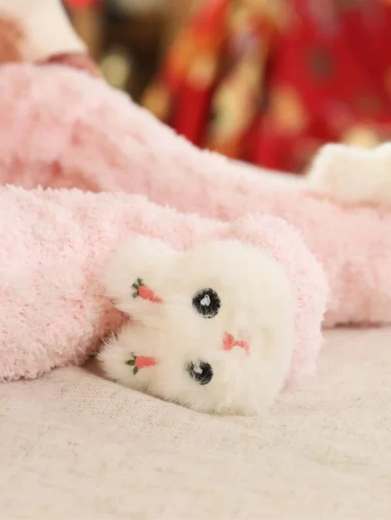 Baby Rabbit Decor Over The Knee Socks - Image 2