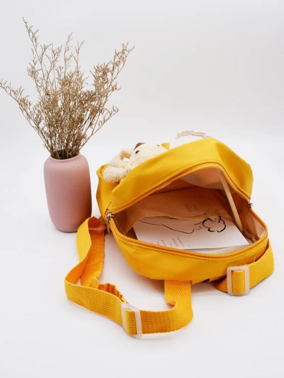 Kids Cartoon One Piece Bear Decor Backpack - Image 2